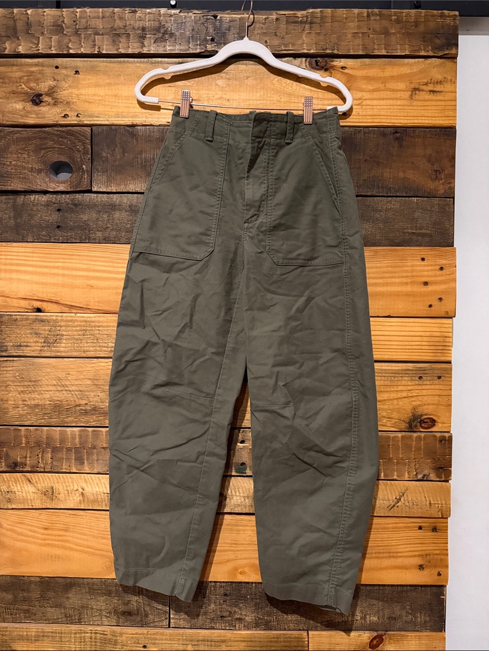 Banana Republic Olive Utility Cargo Pants